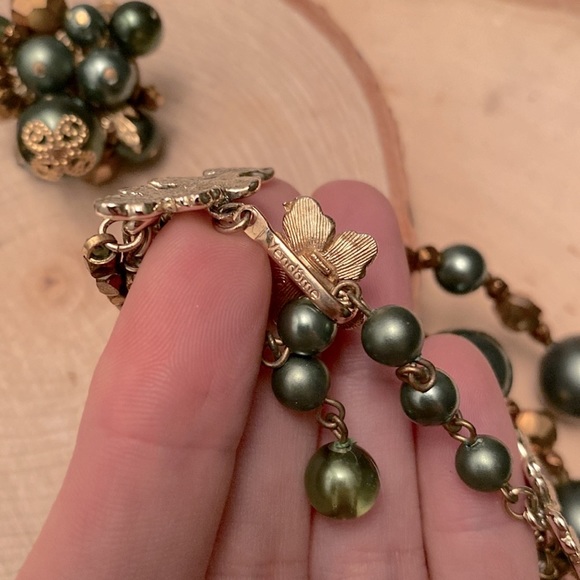 VTG- Vendome- Demi-Parure Fall Moods Necklace & Earring Set- Circa 1950s - Picture 10 of 16